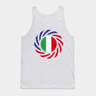 Italian American Multinational Patriot Flag Tank Top